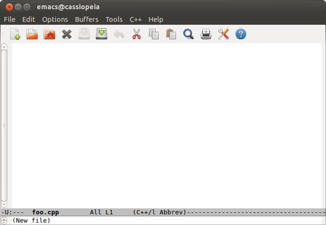 Emacs screenshot